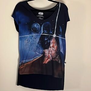 EUC Star Wars Rock & Republic glittery high low top